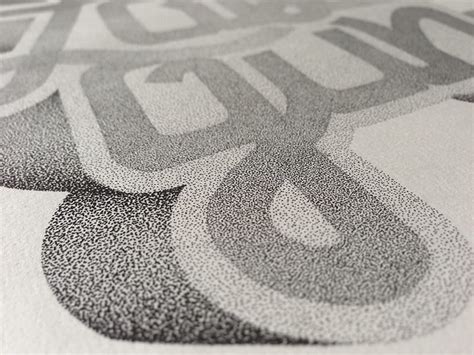 Beautiful Stippled Hand Lettering And Illustrations By Xavier Casalta
