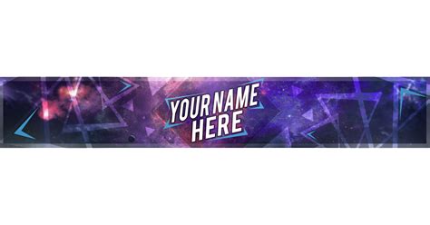 galaxy_Youtube Channel Art Photoshop Template free download - DESI GRAVITY