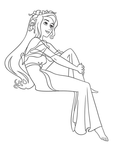 Giselle Daydreaming In Enchanted Coloring Pages Bulk Color Disney