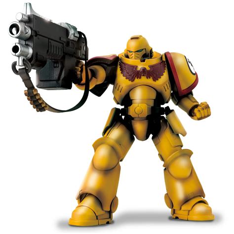 Warhammer 40000 Imperial Fists Intercessor With Auto Bolt Rifle And