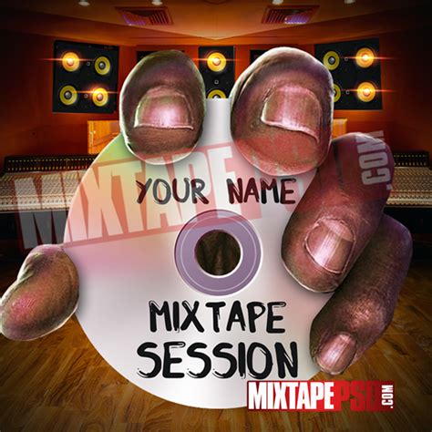 Mixtape Cover Template Mixtape Session 5 Graphic Design Mixtapepsdscom