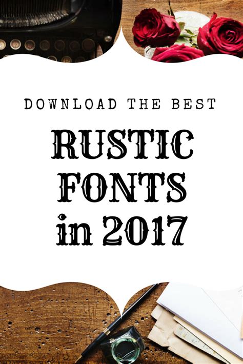 Top 9 Best Rustic Fonts In 2017 Rustic Font Cool Fonts Handmade Font