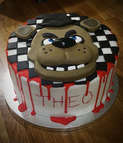 Five Nights At Freddys Cake Fnaf Cakes Birthdays Fnaf Cake Th Hot Sex Picture