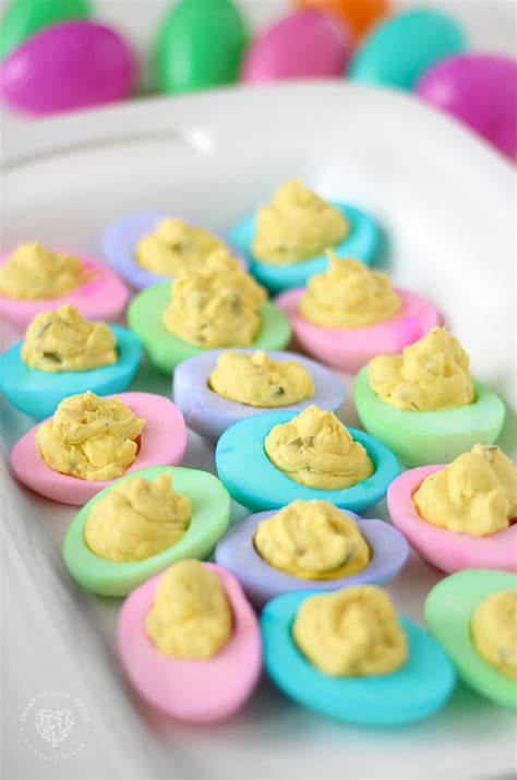 15 Recipes For Great Colored Deviled Eggs For Easter Easy Recipes To