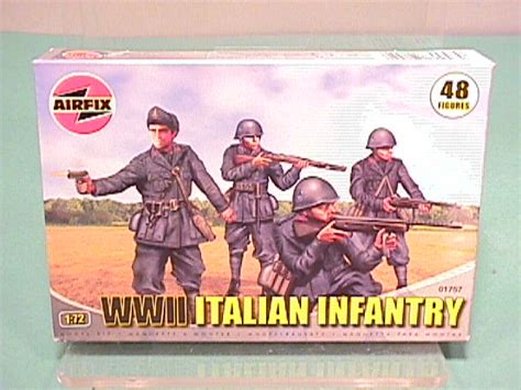 Airfix 172nd Scale Wwii Italian Infantry Plastic Soldiers Set