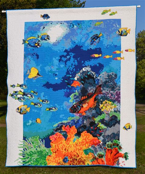 We did not find results for: Coral Reef quilt made by Marilyn Bujalski. | Cross stitch