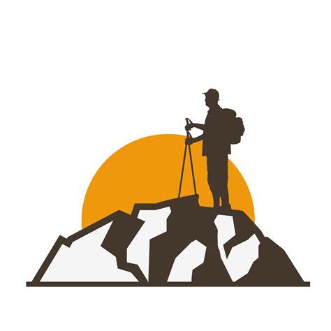 Logo Pendaki Gunung Png Homecare24