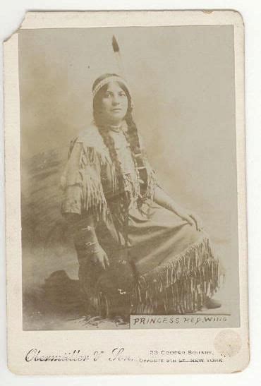 Princess Red Wing Was Born A Member Of The Winnebago Nation In