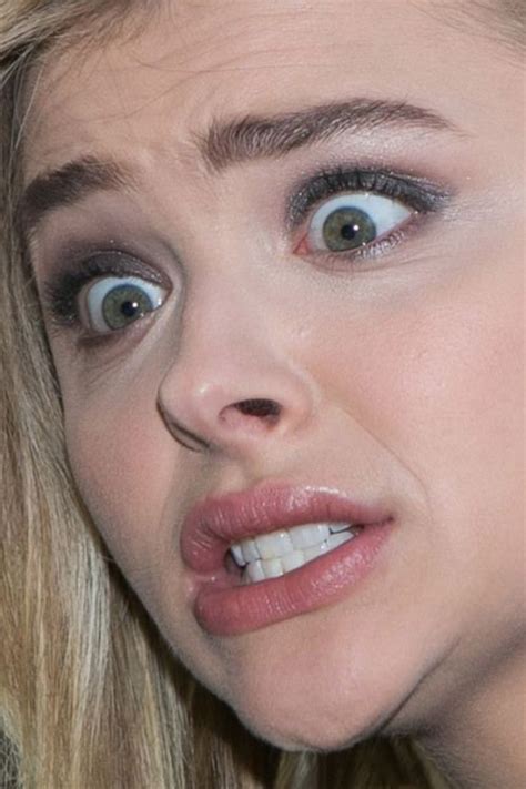 Chloe Grace Moretz Chloe Grace Moretz Funny Face Red Carpet Makeup