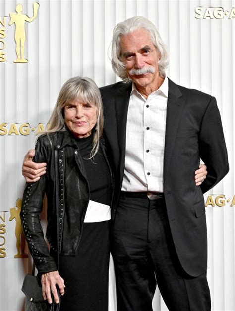 1883 Star Sam Elliott Makes Rare Red Carpet Appearance With His Wife