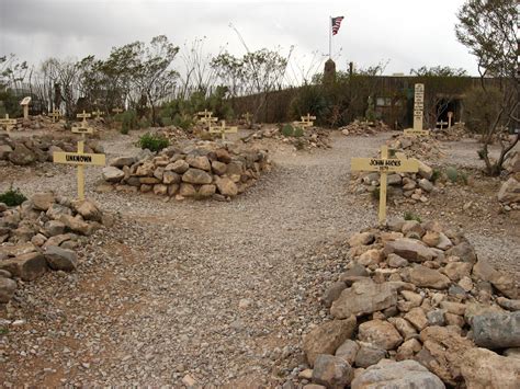 Boot Hill Cemetery Tombstone Arizona Cemeteries Most Haunted