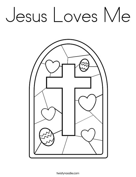 Jesus turns water into wine. Jesus Loves Me Coloring Page - Twisty Noodle