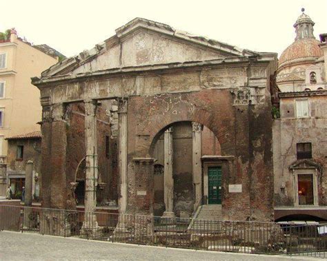 The Porticus Octaviae Portico Of Octavia Italian Portico Di Ottavia