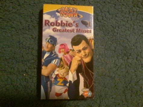 Lazy Town Robbies Greatest Misses Vhs 2006 For Sale Online Ebay