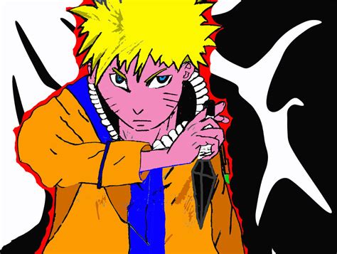 Angry Naruto Coloured By Innocence Of Fate On Deviantart
