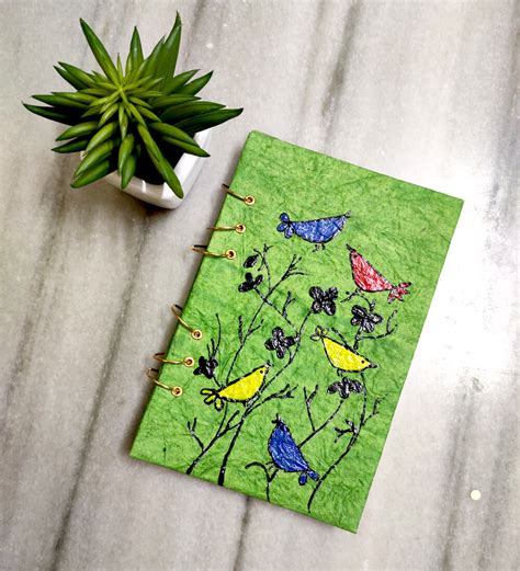 Handmade Diary Designer Cover Made By Folk Artistes Urbane Yogi
