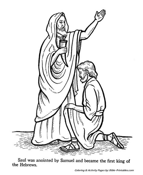 Samuel Bible Story Coloring Pages