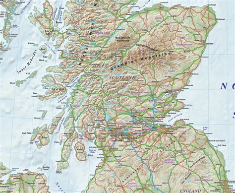 Printable Map Of Scotland Printable Word Searches