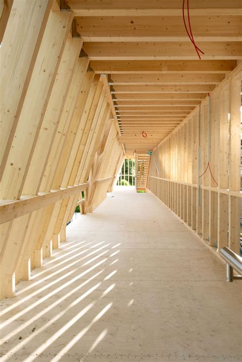 Wooden Frame Built Around Us Pavilion At Venice Architecture Biennale