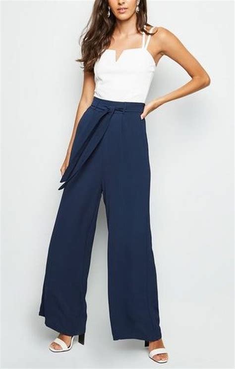 48 gorgeous navy blue trousers ideas for ladies that looks so cute blue trousers casual