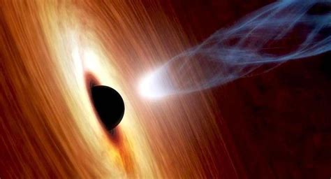 Extraños hallazgos Detectan una luz detrás de un agujero negro supermasivo