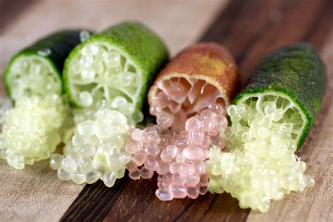 New Summer Ingredient Citriburst Finger Limes Vegan Organic Gourmet Finger Lime Food