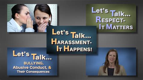 Let’s Talk  Harassment Bullying And Respect 3 Part Series Owen Stewart Performance Resources