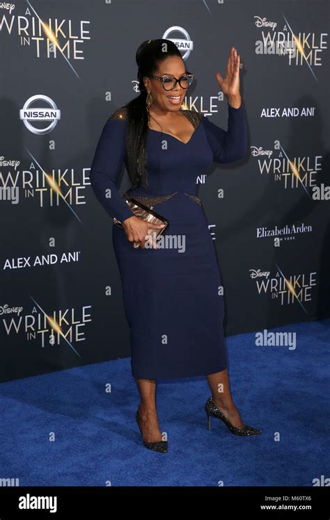 Los Angeles Ca February 26 Oprah Winfrey At A Wrinkle In Time