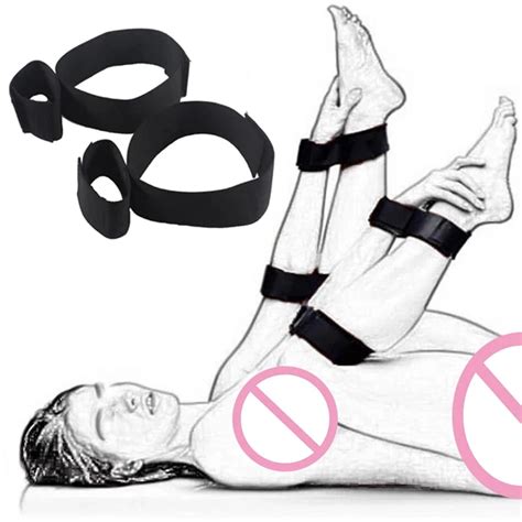 hands legs cuffs strap bed restraint bondage open leg bdsm love slave games ebay