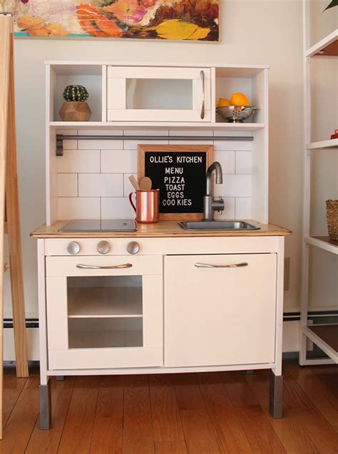 It's a great space saving option, especially for families living in apartments and small homes. Ikea Hack // Kid's Play Kitchen — Undeclared Panache