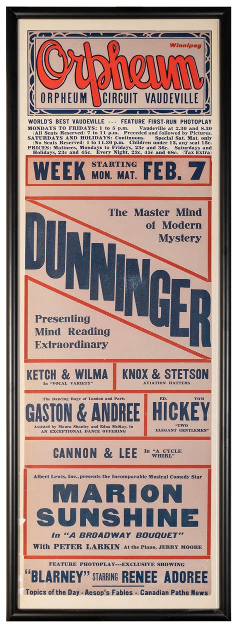 Lot Detail Dunninger Joseph The Master Mind Of Modern Mystery Dunni