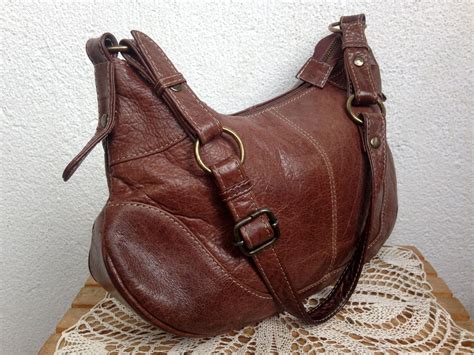 Soft Leather Hobo Brown Leather Bag Distressed Purse Etsy Brown