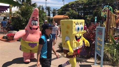 Spongebob Square Pants Live Meet And Greet Youtube