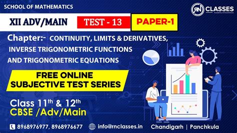 Rn Classes Xii Advmain Test 13 250721 Detailed Solutions Paper 1 Youtube