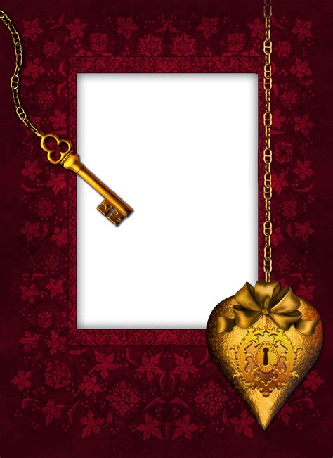 Drop image in tool, then click background color of image to remove instantly. Romantic Key Transparent PNG Photo Frame | Gallery ...