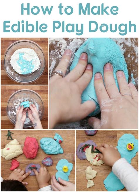 Yes You Can Make Edible Play Dough Edible Playdough Crafts For Kids