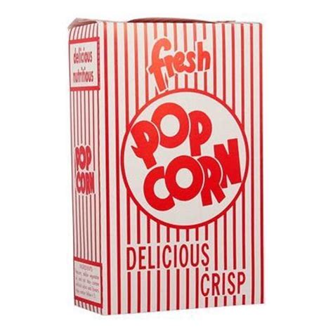Closed Top Popcorn Boxes Wonderland Food And Equipment