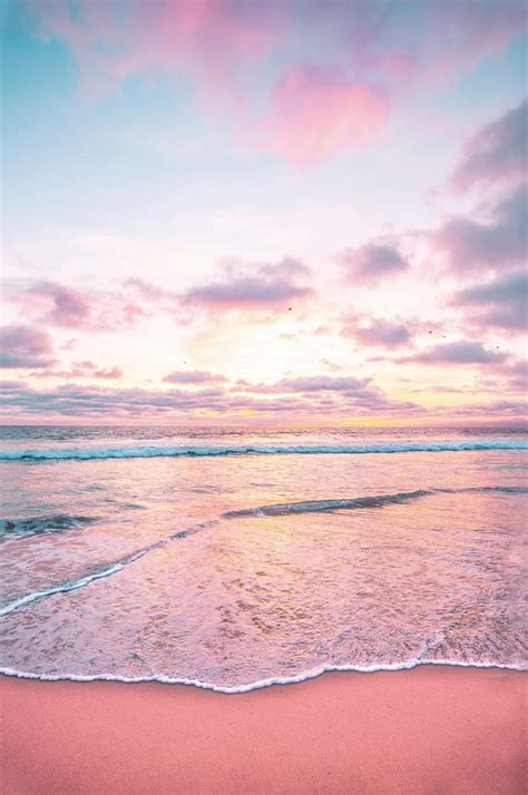 Pastel Sunset Pastel Beach Hd Phone Wallpaper Pxfuel
