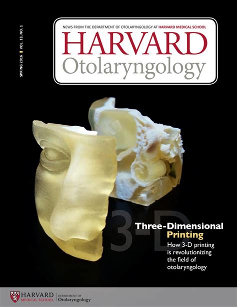 Harvard Otolaryngology Spring 2016 By Hms Otolaryngology Issuu