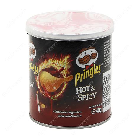 Pringles Hot And Spicy Chips 40 G Buy Online