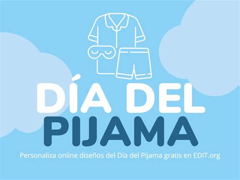 Pósters Del Día Del Pijama Gratis Para Editar