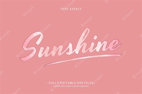Free Vector Realistic Rose Gold Text Effect