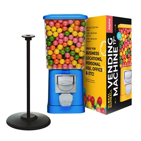 Gumball Machine With Stand Blue Home Vending Machine Candy
