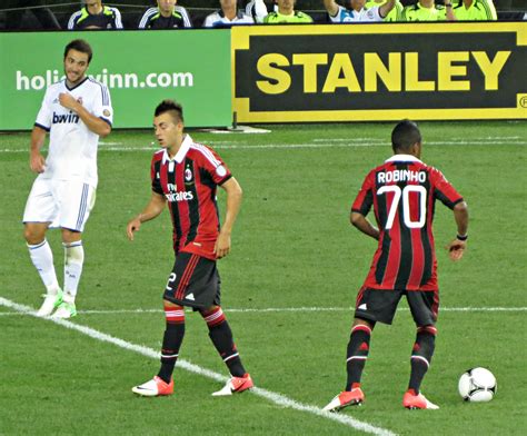 Both teams are currently tied on points in the group; File:AC Milan kickoff vs Real Madrid.jpg - Wikimedia Commons