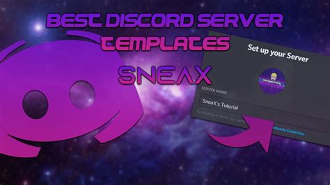 Best And Coolest Discord Server Templates Youtube