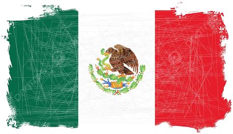 Mexican Flag Grunge Graphic Icon Mexico Vector Graphic Icon Mexico