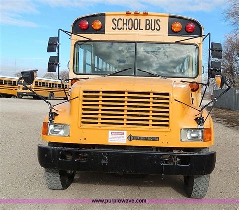 1995 International 3800 School Bus In Manhattan Ks Item H9511 Sold