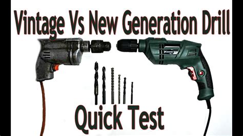 Vintage Vs New Generation Drill Youtube