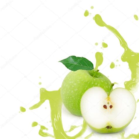 Green Apple Splash Stock Photo By ©lindavostrovska 52778049