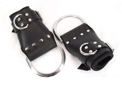 The Multi Cuff Leather Wrist Suspension Cuffs Mature Etsy